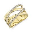 0.41CT DIAMOND BRIDGE RING Cheap