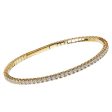 Ladies Fashion Diamond Flexible Bangle Bracelet Sale