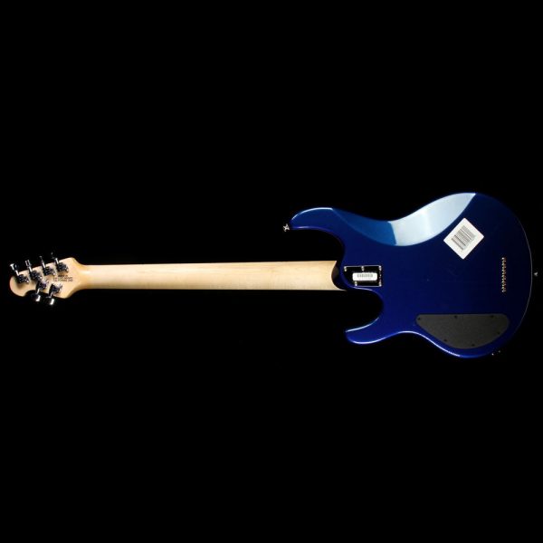 Ernie Ball Music Man Silhouette Electric Bass Guitar Blue Pearl For Discount