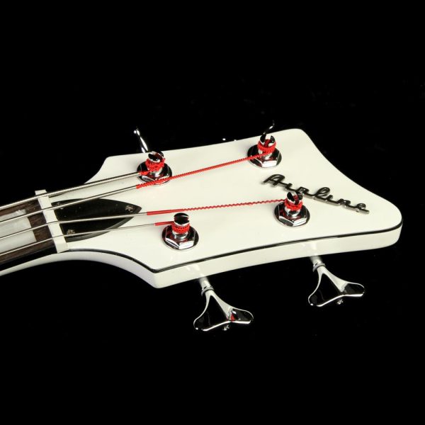 Used Eastwood Airline Map Bass Electric Bass White For Sale