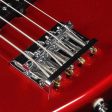 Squier Contemporary Jazz Bass Dark Metallic Red on Sale