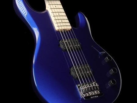 Ernie Ball Music Man Silhouette Electric Bass Guitar Blue Pearl For Discount