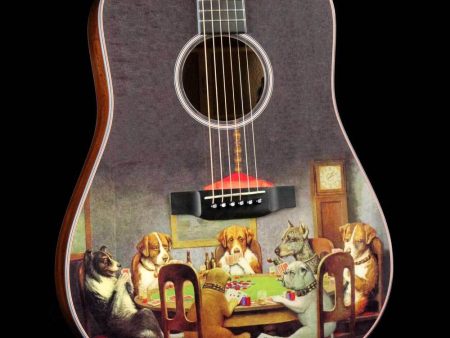 Martin D-16EPD Poker Dogs Dreadnought Acoustic-Electric Online now