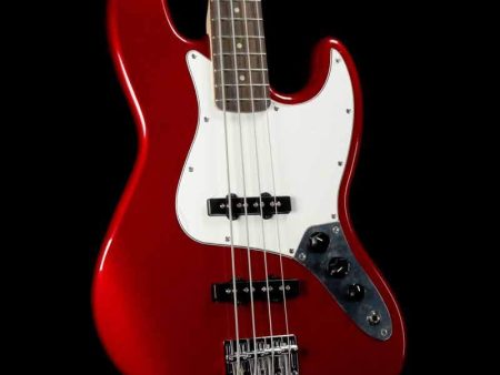 Squier Contemporary Jazz Bass Dark Metallic Red on Sale