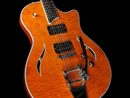 Taylor T3 B Flame Maple Electric Guitar with Bigsby Transparent Orange Online Hot Sale