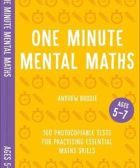 Bloomsbury: One Minute Mental Maths for Ages 5-7 [2018] paperback Sale